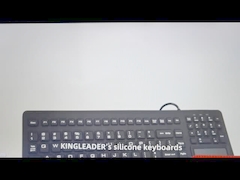 IP68 세척 가능, 살균 가능, 바이러스 방지 가능한 의료 산업 실리콘 키보드 터치 패드