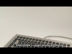 산업용 견고한 데스크톱 백라이트 금속 스테인레스 스틸 키보드