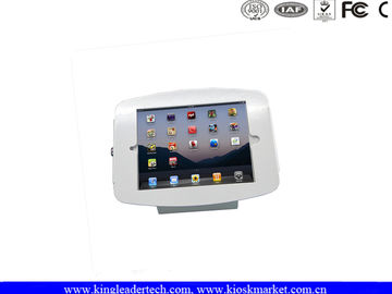 주문 iPad 소형 백색 iPad 간이 건축물 지면 대 Lockable 벽 산 & 2 바탕 화면 online manufacture