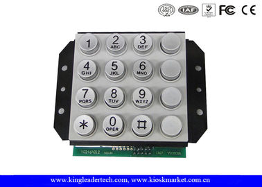 주문 16의 둥근 가득 차있는 여행 열쇠를 가진 판매 체계 숫자 키패드 10 Pin online manufacture