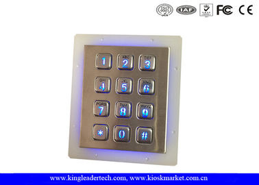 주문 IP65는 접근 제한 체계를 위한 스테인리스 키패드 3x4 키패드를 평가했습니다 online manufacture