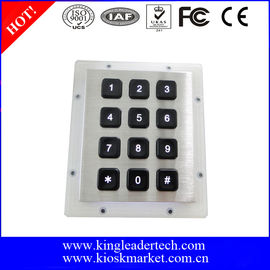 주문 모체 3x4를 가진 스테인리스 Backlit 12 중요한 숫자 키패드 online manufacture