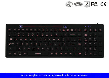 주문 온/오프 스위치 and12 기능키를 가진 IP68 Backlit 빨 수 있는 실리콘 키보드 online manufacture