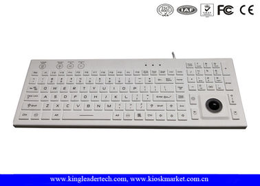 주문 온/오프 스위치 and12 기능키와 트랙볼을 가진 IP68 Backlit 빨 수 있는 실리콘 키보드 online manufacture