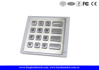 주문 패널 - 산 Backlit 금속 키패드, customizable 방수 키패드 먼지 - 증거 online manufacture