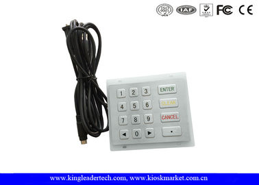 주문 간이 건축물을 위한 금속 산업 숫자 키패드 RS232 스테인리스 16 열쇠 online manufacture