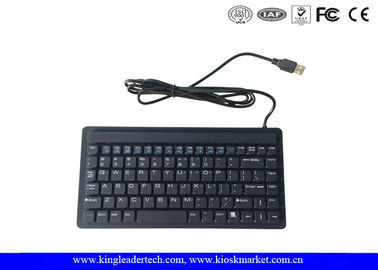 주문 IP68는 87의 열쇠 기능키를 가진 최고 호리호리한 실리콘 키보드를 방수 처리합니다 online manufacture
