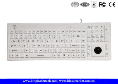 주문 트랙볼과 Customizable 배치를 가진 노르웨이 배치 실리콘 방수 키보드 online manufacture