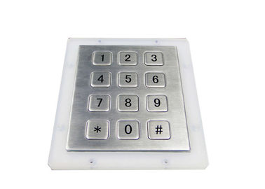 주문 12개의 금속 키 산업적 치수 keypad 스테인레스 강 반달족 증명 online manufacture