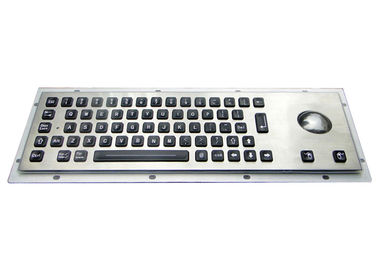 주문 저항하는 스테인리스 키보드 64 분명히한 열쇠를 트랙볼로/Backlit 튀기십시오 online manufacture