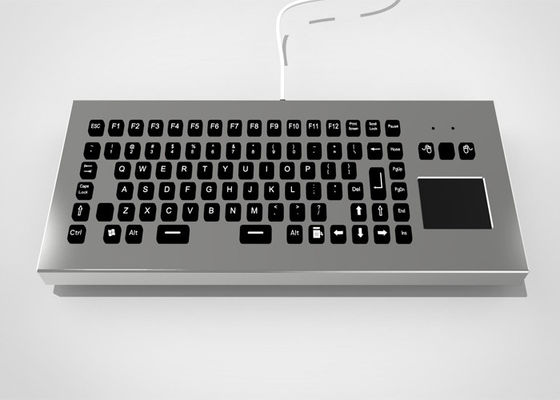 주문 펑크션 키와 터치패드와 백라이트 USB PS/2 울퉁불퉁한 데스크탑 금속 키보드 online manufacture
