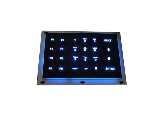 주문 전기도금을 한 까만 산업 숫자 키패드 6x4 모체 열쇠 IP65 NEMA4X online manufacture