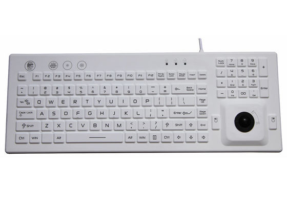 주문 IEC 60512-4 106 키 트랙볼이 있는 방수 기계식 키보드 100mA PS2 online manufacture
