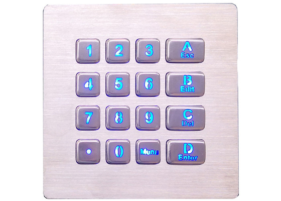 주문 주문 제작된 산업적 치수 keypad 울퉁불퉁한 방수 패널 마운트 online manufacture