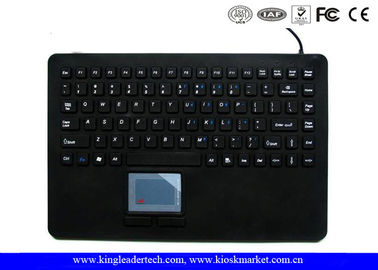 주문 까만 터치패드 휴대용 퍼스널 컴퓨터 Win7를 위한 호환성 Portable USB 키보드 online manufacture