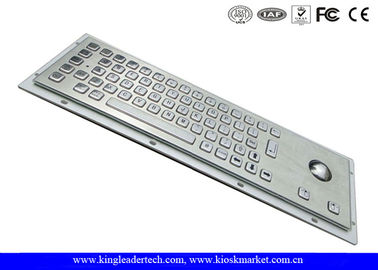 주문 트랙볼/스테인리스 키보드를 가진 Ruggedized 패널 산 금속 키보드 online manufacture