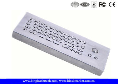 주문 IP65 정격 산업 컴퓨터 트랙볼을 가진 탁상용 소형 금속 키보드 online manufacture