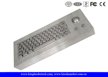 주문 63의 열쇠 304 스테인리스 트랙볼을 가진 산업 방진 키보드 2 바탕 화면 online manufacture