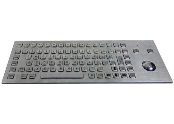 주문 광 마우스 트랙 볼과 산업적 스테인레스 스틸 패널 키보드 IP65 탑재 online manufacture