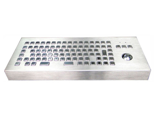주문 트랙볼 86 열쇠를 가진 먼지 증거 금속 산업 컴퓨터 키보드 online manufacture