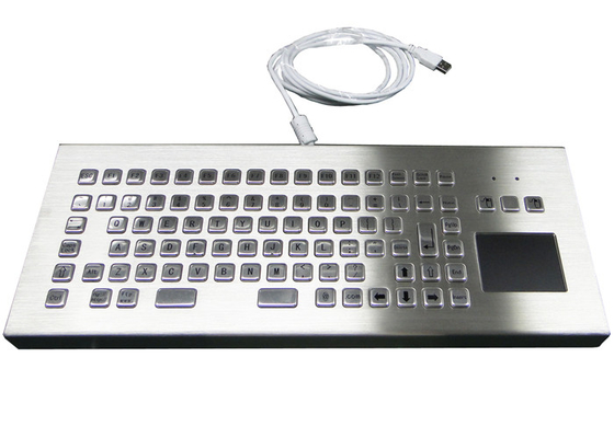 주문 PS/2 울퉁불퉁한 산업적 Pc는 마우스 트랙패드로 키보드를 조작합니다 online manufacture